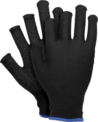 Produktbild von Arbeitshandschuhe mit Noppen, 3 offene Finger 10