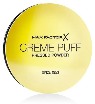 Productafbeelding van Max Factor Crème Puff, Geschikt voor elk huidtype, Licht, Transparant, Verpakking, Geperst poeder, Mat