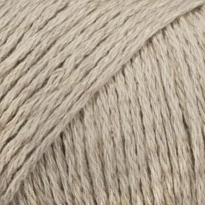 Image de Drops Bomull-Lin Uni Colour 11 Beige - Fil à tricoter