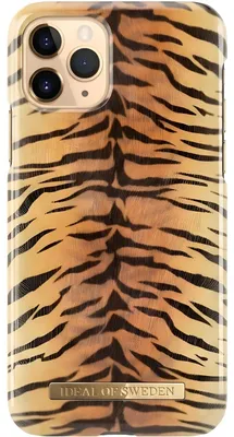 Image de Housse de Protection IDEAL OF SWEDEN pour iPhone 11 - Orange Tigre KP40612