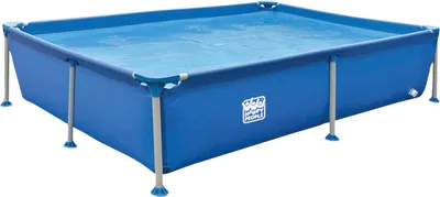 Produktbild von Happy People Stahlrahmenpool 228x159x42cm Gartenpool rechteckig Framepool Pool