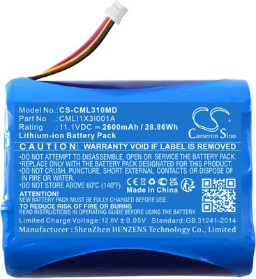 Obrázek produktu pro TECHTEK Baterie kompatibilní s [COMEN] Synhas nahrazuje CMLI1X3I001A
