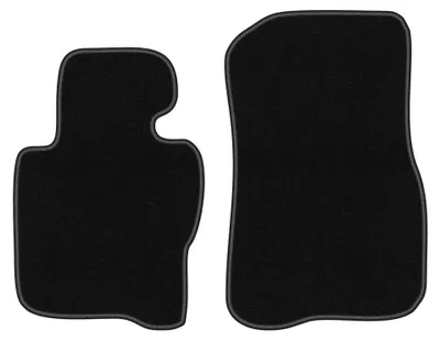 Productafbeelding van Velours voormatten voor BMW 4 F33 vanaf 2013 – 2-delig, zwart, op maat – Wielganizator BASIC