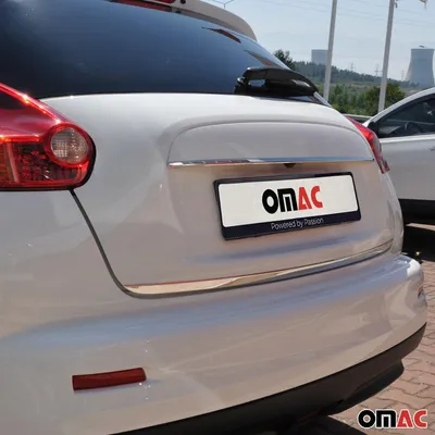 Zdjęcie produktu dla Listwa tylnej klapy bagażnika do Nissan Juke 2010-2019 chromowana stal nierdzewna