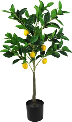Obrázok produktu pre Umelá rastlina Artificial Lemon Tree 80 cm Artificial Tree Artificial Plant Lemon Ready in Pot