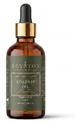 Productafbeelding van BEYSTON Rozenbottelolie 100 ml – voor de huid, AI-gegenereerde afbeelding