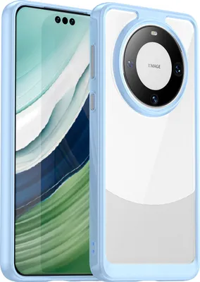 Obrázek produktu pro Pouzdro pro Huawei Mate 60 Pro průhledné, nárazuvzdorné TPU silikonové ochranné pouzdro modré