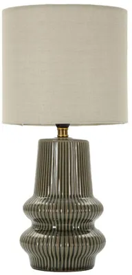 Obrázok produktu pre Stolná lampa Harmony 20 x 41,5 x 20 cm železo keramika látka zelená béžová