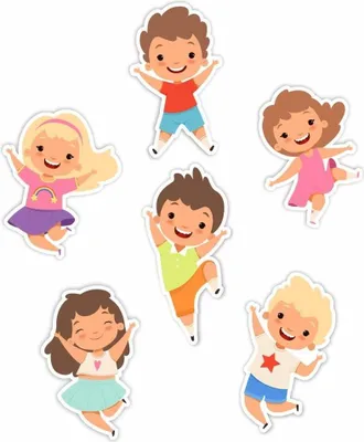 Immagine prodotto di Decorazioni bifacciali per finestre - Bambini felici 6 pezzi