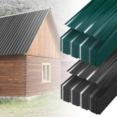 Obrázek produktu pro Eikuavons 24x profilovaný plech, trapézový plech, střešní plech, pozinkovaný ocelový plech – vlnitý profil v zelené barvě, ocelové střešní desky pro venkovní použití, pro střechy, přístřešky pro auta