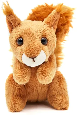 Produktbild von Uni-Toys - Eichhörnchen Plushie - 13 cm (Höhe) - Plüsch-Waldtier - Plüschtier, Kuscheltier
