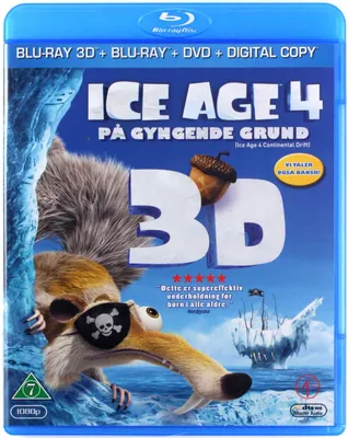 Produktbild von Ice Age 4 - Voll verschoben (nur Originalversion) [BLU-RAY 3D+DVD+BLU-RAY]