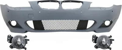 Produktbild von Stoßstange für BMW 5 LCI E60 E61 07-10 PDC 18 NBL Projektoren M-Technik Look.
