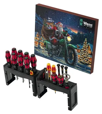Imagen del producto de Calendario de adviento 2025 WERA 05136610001 (28 piezas)