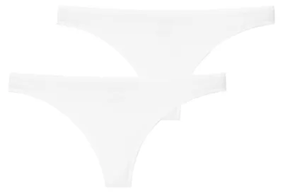 Produktbild von Schiesser Damen String 2-Pack Invisible Lace - weiß - Größe 34