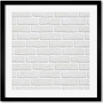 Produktbild von Bild - 50 cm x 50 cm - MDF - Rahmen, Wandkunst - Backsteinmauer