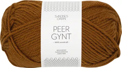 Produktbild von Sandnes Peer Gynt 50g - 100% Schurwolle gyllenbrun 2564