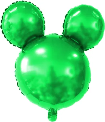 Immagine prodotto di Palloncino in foil mouse, verde chiaro, circa 45 cm, per gonfiaggio ad aria compressa