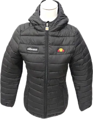 Produktbild von Ellesse Damen Jacke Gepolstert Anthrazit Draußen Camping Größe 38 Trendig.