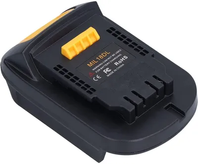 Batterieadapter Milwaukee M18 auf DeWalt 18/20 V