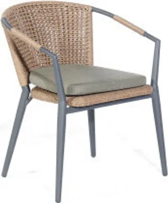 Produktbild von Sonnenpartner Lexington Diningsessel Gartenstuhl Alu mit Polyrope natural-honey
