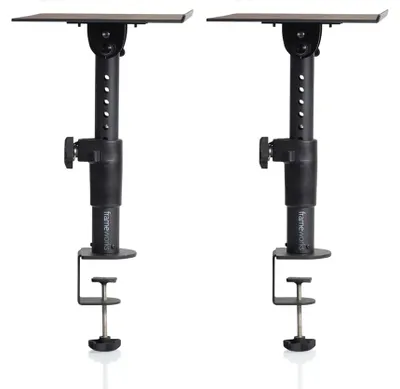 Produktbild von Gator Frameworks Clamp-On Studio Monitor Stand GFWSPKSTMNDSKCMP