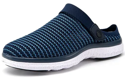 Productafbeelding van Solidchoice - Clogs voor Dames en Heren Tuinschoenen Ademend Antislip Sandalen, Donkerblauw, 48 EU