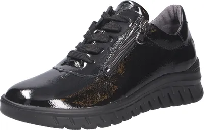 Produktbild von Waldläufer Damen Schnürschuhe, schwarz(schwarz), Gr. 51/2