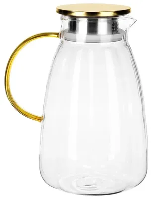 Image de Carafe en verre avec couvercle - 2,2 litres - Verre