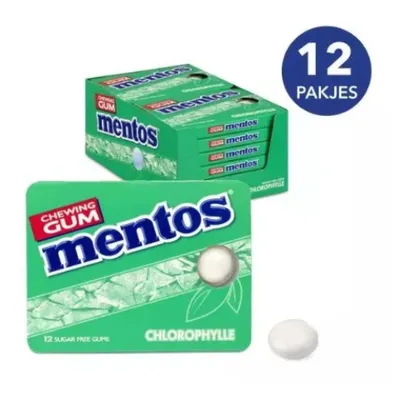 Immagine prodotto di Blister di Mentos Gum Chlorophylle