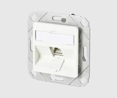 Zdjęcie produktu dla BTR NETCOM 130B11D11102-E, RJ-45, 6a, Biały