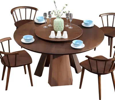 Immagine prodotto di Tavolo rotondo Sala da pranzo Tavoli rotondi in legno Designer Mobili italiani originali Nuovo