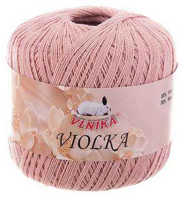 Produktbild von Häkelgarn Violka 50g Baumwolle tlw. recycled Klassikgarn Filetgarn unifarben