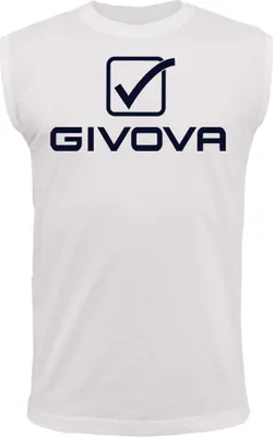 Immagine prodotto di Canotta Givova con logo dello sponsor, taglia grande, bianca