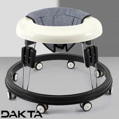 Productafbeelding van Loopstoel Baby - Loopstoeltje Verstelbaa - Loopwagen - Loopstoelen Meisje / Jongen - 6 tot 18 maanden - Grijs