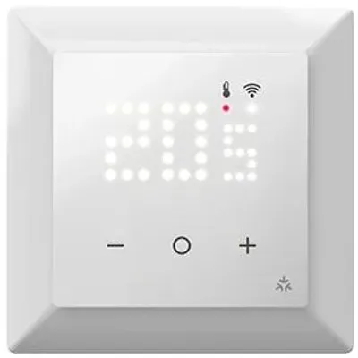 Produktbild von Eberle Raumthermostat UTE 3800-U, Matter WiFi, 230V, 16A, RAL 9010, 55x55mm, 1 Stk.