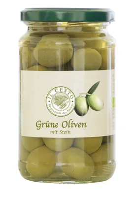 Image de Olives vertes en saumure 320g