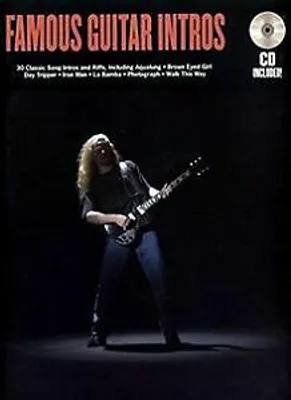 Produktbild von Famous Guitar Intros (+CD) :for guitar/tab