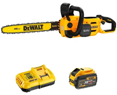 Image de Tronçonneuse 45cm 54V DEWALT DCMCS574X1-QW avec une batterie 9,0 Ah FLEXVOLT