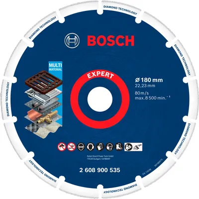 Productafbeelding van EXPERT Diamantfreeschijf voor metalen, 180x22,23 mm