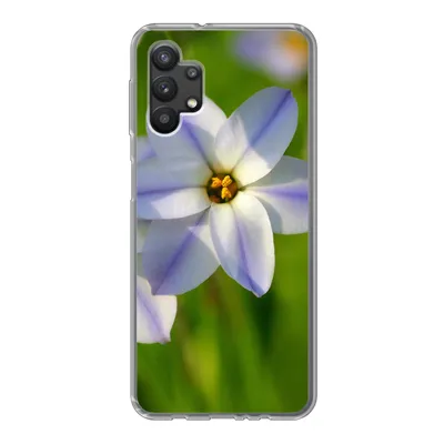 Produktbild von MuchoWow® Handyhülle Schutzhülle Hülle für Samsung Galaxy A32 5G Blumen - Garten - Lila Silikon Softcase Handy Hülle - Softcase