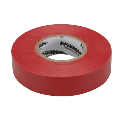 Produktbild von Fixman Isolierband 19 mm x 33 m, rot