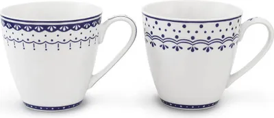Produktbild von Leander Becherset, 0,30 l, Tschechisches Porzellan, HyggeLine, blau, Leander, 2 Stück