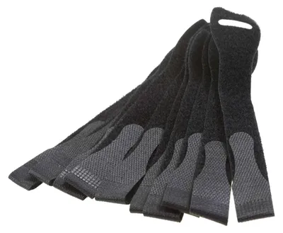 50 x Klettband Kabelbinder Leitungen bündeln 230x20mm wiederverwendbar, schwarz