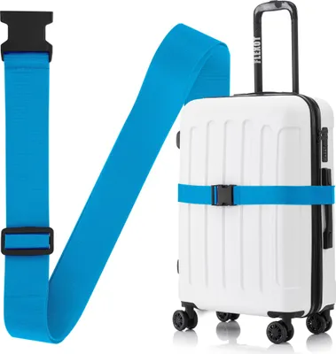 Koffergurt Verstellbar, 2 M Lang, 5 Cm Breit, Aus Polyester – Für Sicheren Transport & Bessere Wiedererkennung | In Verschiedenen Farben