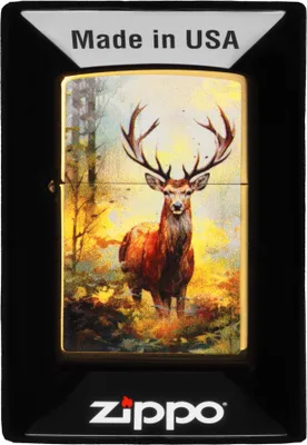 Produktbild von Feuerzeuge ZIPPO WATERCOLOR DEER DESIGN 60007254