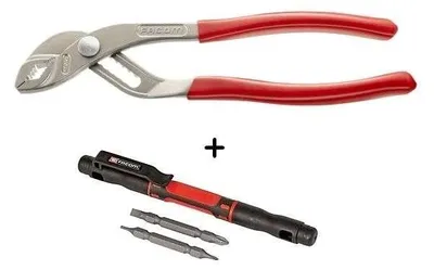 Image de Pince multiprise FACOM 170A.25PB 250mm (tournevis stylo "4en1" offert)