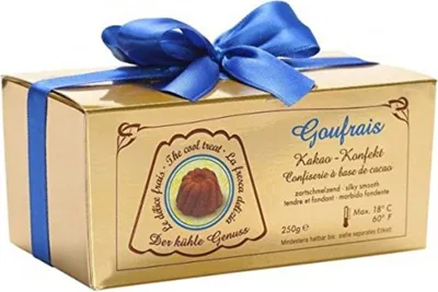 Obrázok produktu pre Goufrais Gugelhupf darčekové balenie 250g kakaových cukroviniek 100% kakaový prášok čokoláda