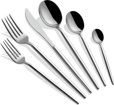 Produktbild von Hermia Concept, Almeria - Silver, Besteckset (36-teilig), Silber, 100 % EDELSTAHL, 23,4 cm