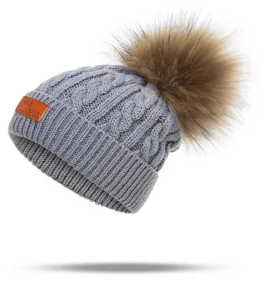 Productafbeelding van Gebreide Winter Hoed en Sjaal Set voor Baby's